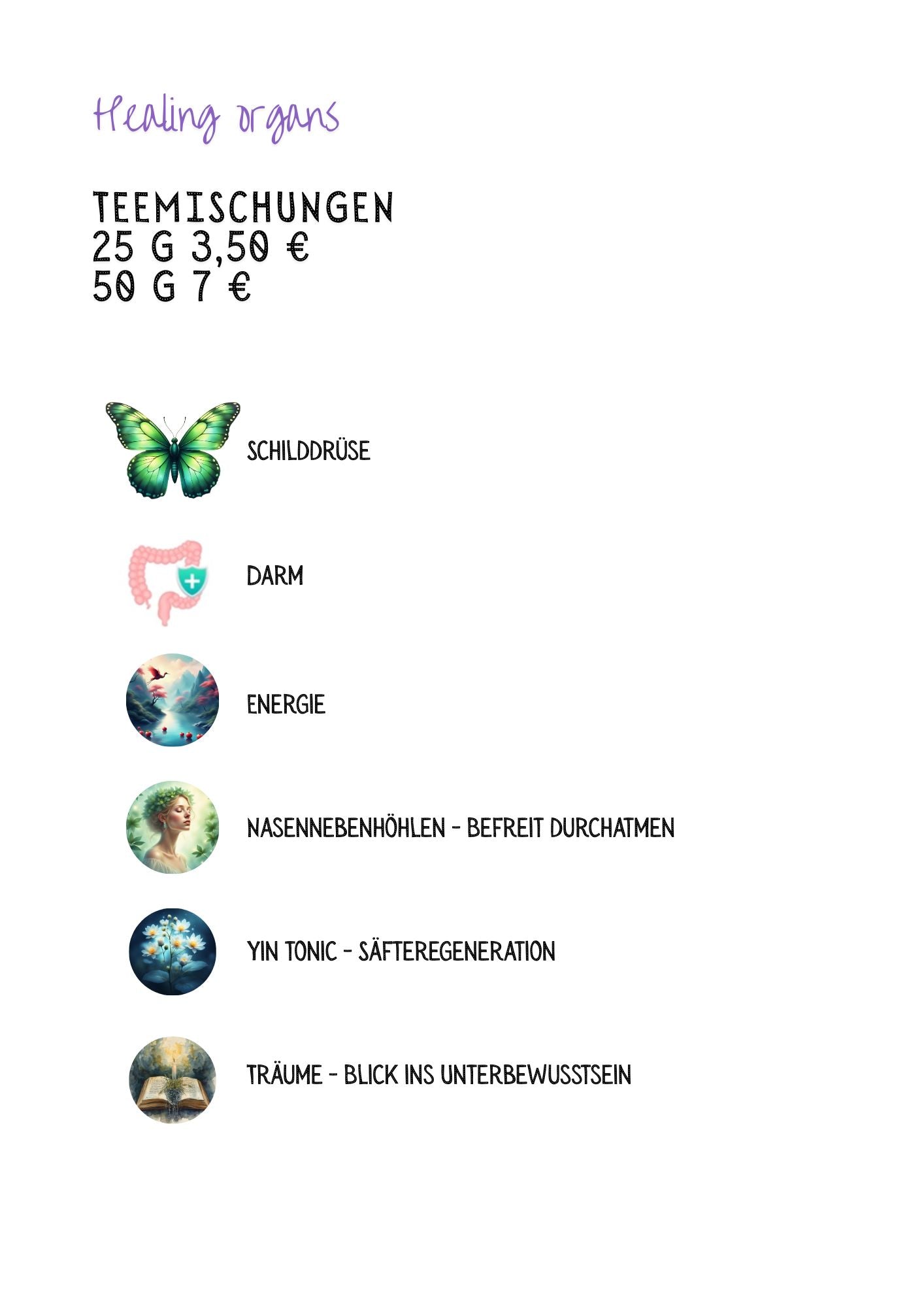 Kräutertees