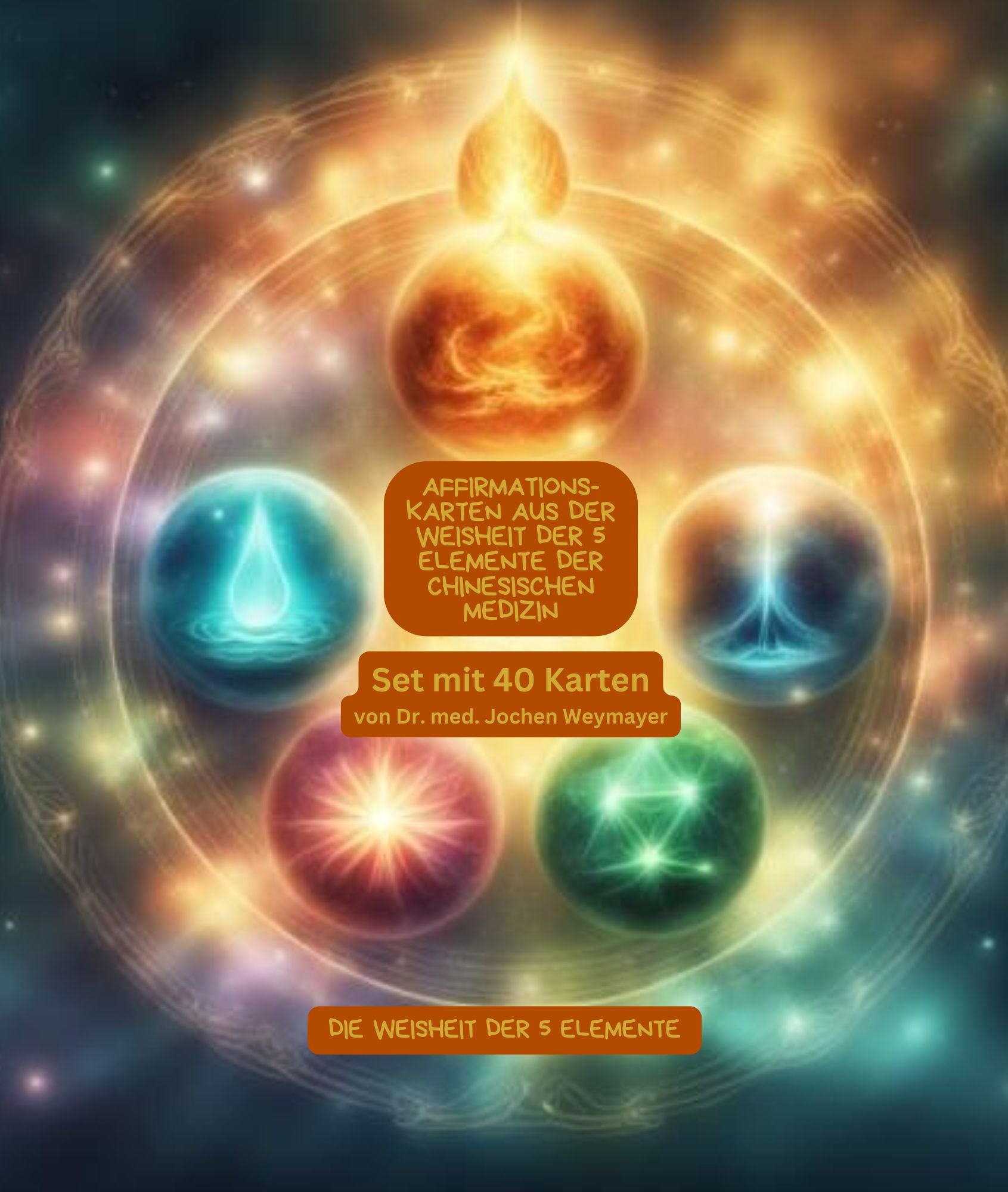 Affirmations-karten aus der Weisheit der 5 Elemente der chinesischen Medizin