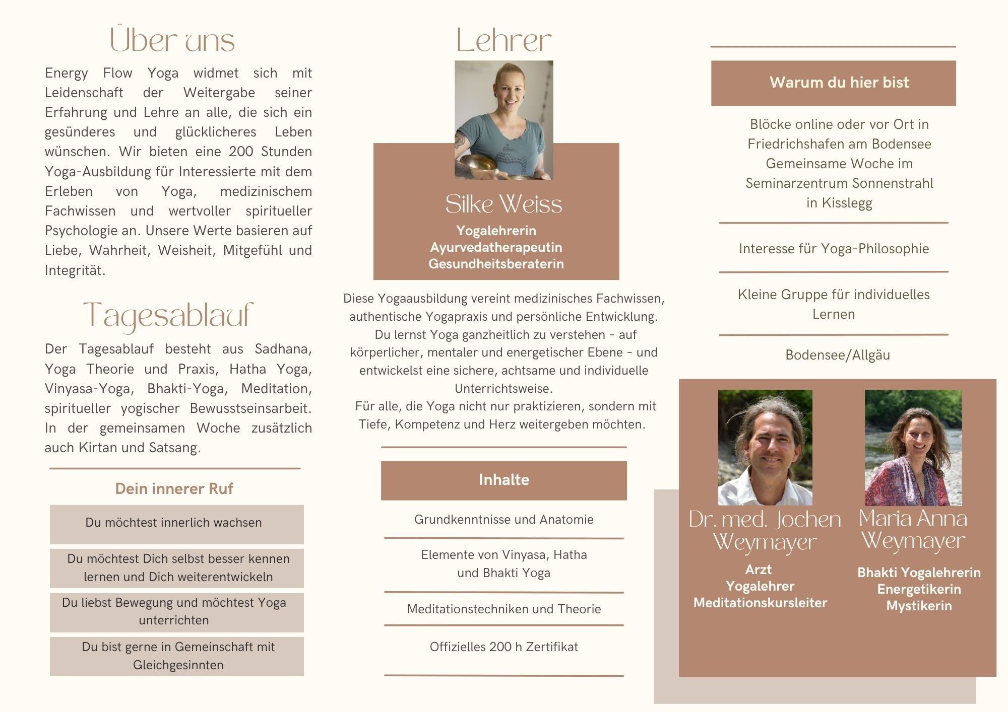 Yogaausbildung 200 h, verschiedene Blöcke und Termine, Beginn 24.09.2026